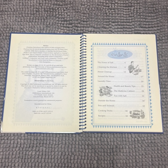 Over 100 Helpful Household Hints Salt hardcover book - Picture 4 of 12